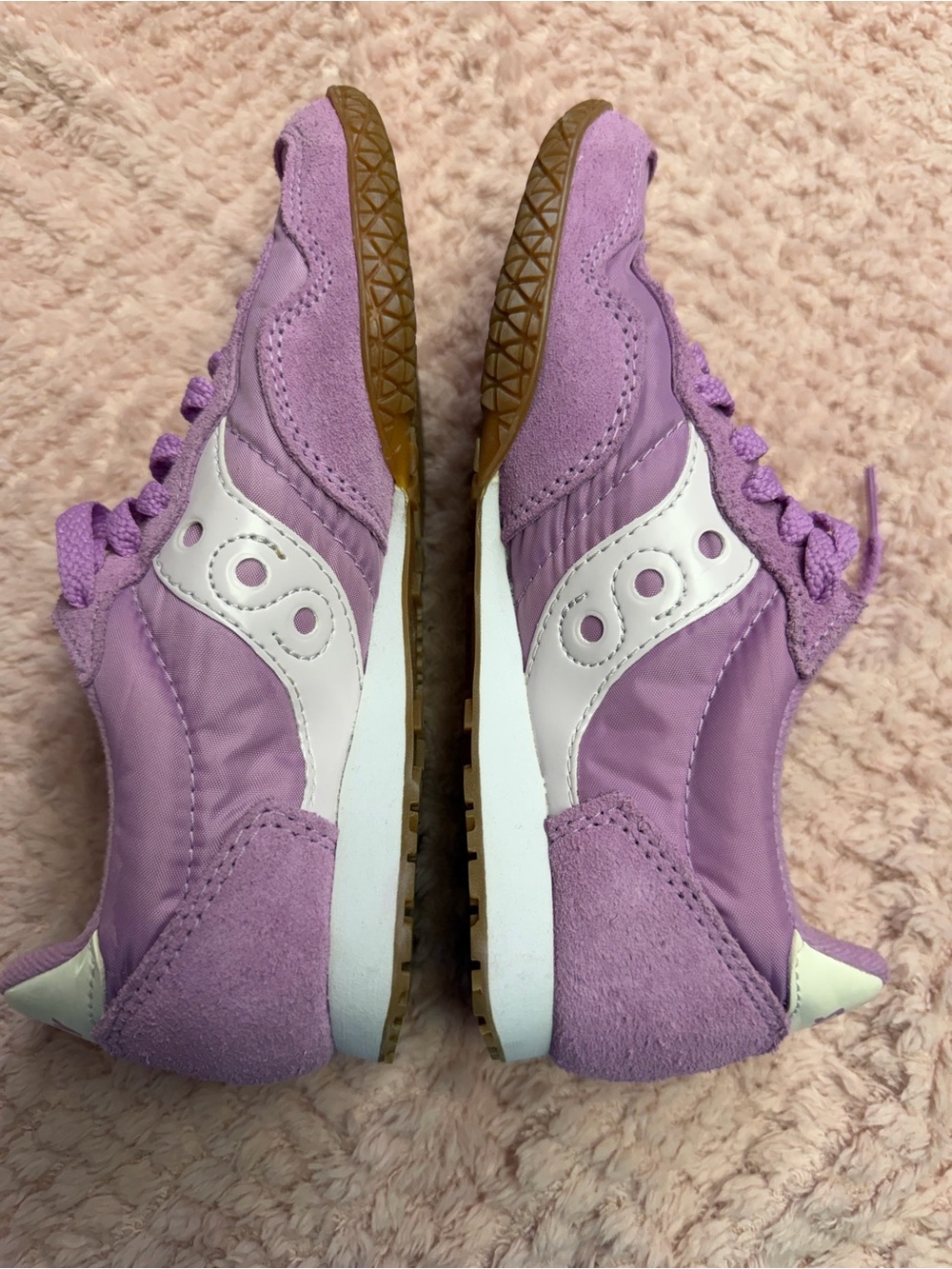 Saucony Jazz Original Vintage Sneakers in Lavender- Size 6.5 - Picture 2 of 9